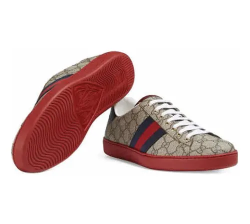 Tenis Gucci Monogram Con Suela Roja Cuotas sin inter s