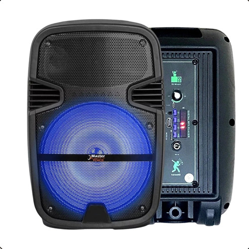 Caixa De Som Bluetooth Master Voice Mv6 Bateria 40w C/ L C D