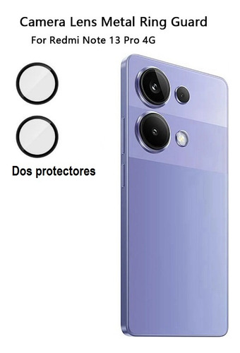 Aros Para Cámara Xiaomi Redmi Note 13 Pro 4g / Poco M6 Pro