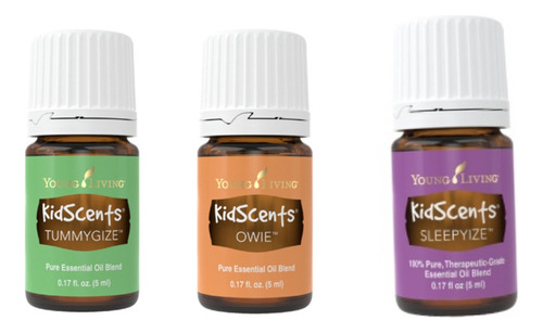 Set 3 Aceites Kidscents Young Living