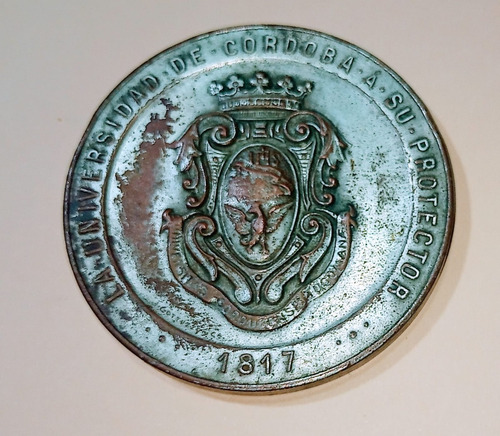 Medalla Universidad Nacional De Cordoba Dean Funes 1911