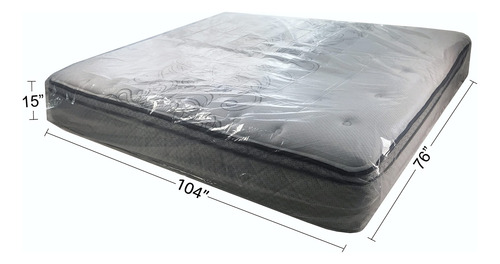 Fundas De Poliéster Para Colchón King 193 X 38 X 265 Cm 2 Un