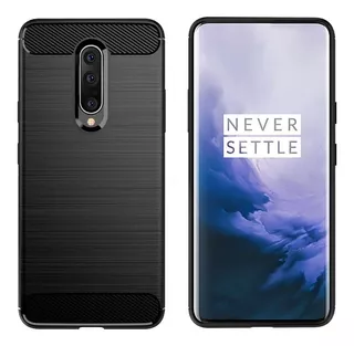 Funda Tpu Fibra De Carbono Compatible Con Oneplus 7 Pro