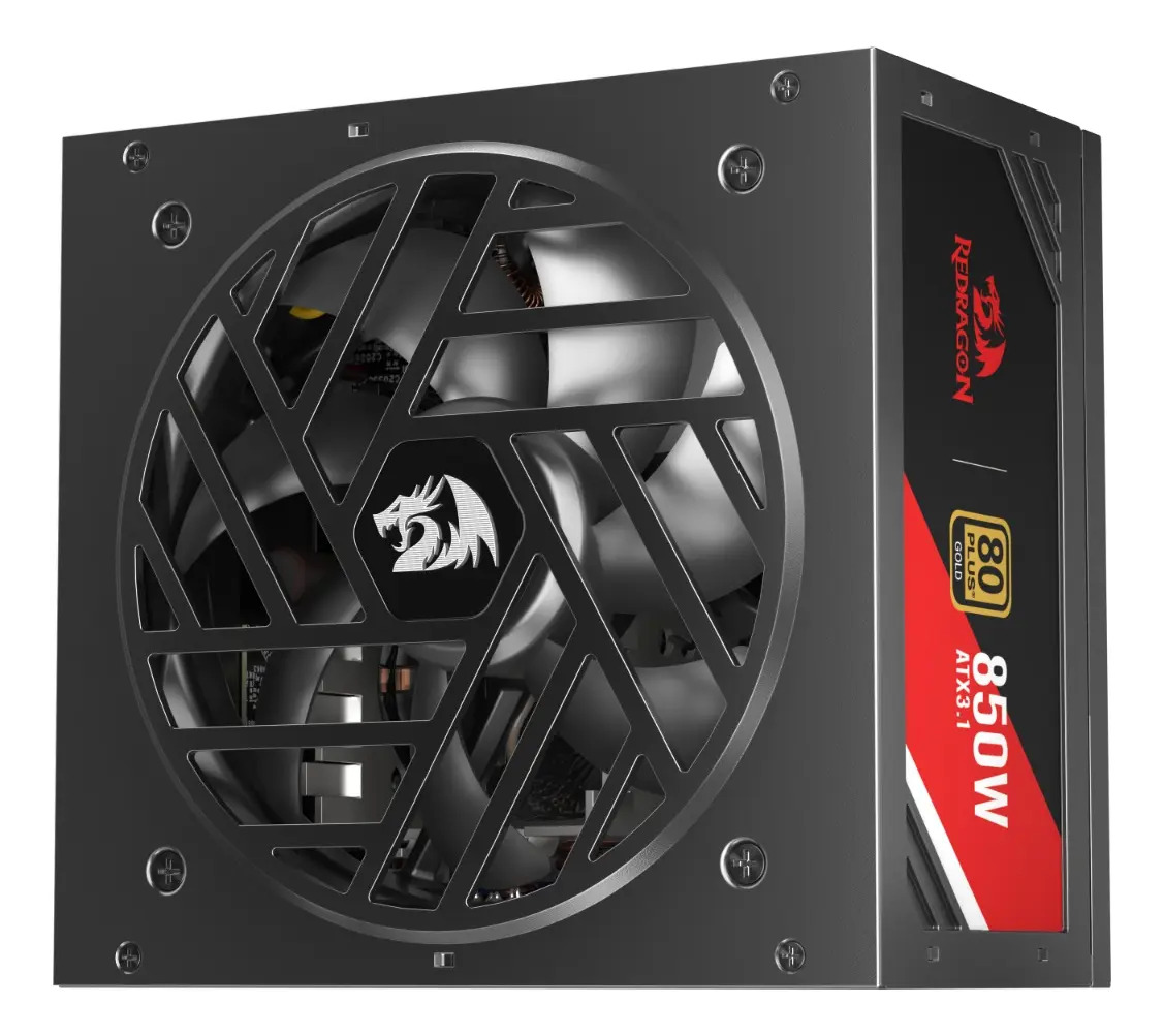 Fonte ATX GC-MS01 80 Plus Gold 850W Preto Redragon
