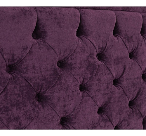 Cabecera Queen Size Dicasa Mary Morado Color Violeta