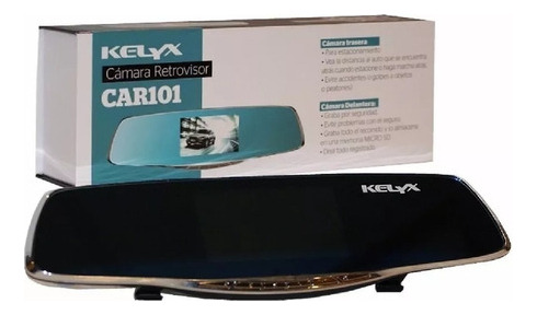 Espejo Retrovisor Kelyx Car102 Doble Camara Trasera P/estac