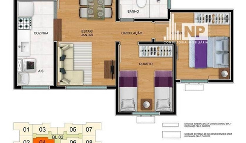 Imagem 12 de 21 de Compre Seu Apartamento Em Jaboatão Com Parcelas Menores Que Um Aluguel!! - Mrv03