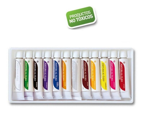 Pinturas Al Oleo Sabonis Estuche Con 12 Colores