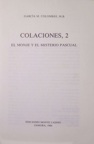 Colaciones - Garcia M. Colombas (Usado)
