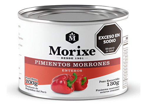 Morrones En Lata Morixe 200grs
