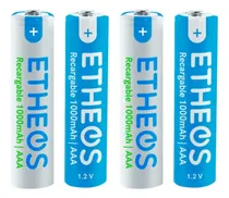 Comprar Pilas Recargables Etheos Aaa 1000 Mah 1.2 V Blister X 4