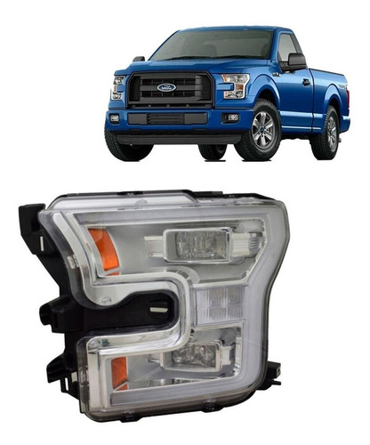 Optico Izquierdo Para Ford F-150 2015 2020 Cn Apolleta