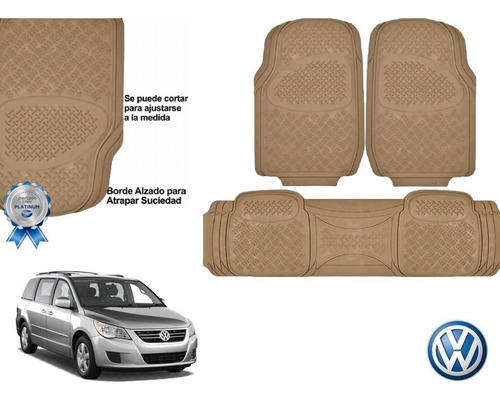 Tapetes Uso Rudo Beige Rd Volkswagen Routan 2011