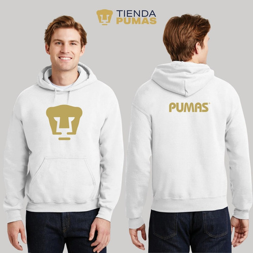 Sudadera Pumas Unam Deportiva Hombre Hoodie Logo Doradovinil