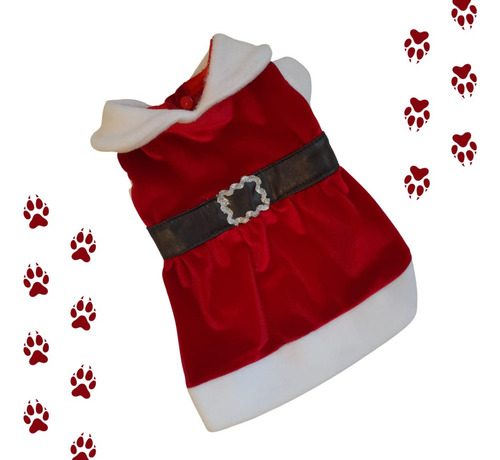 Vestido De Navidad Para Mascotas Viejita Pascuera Omydog