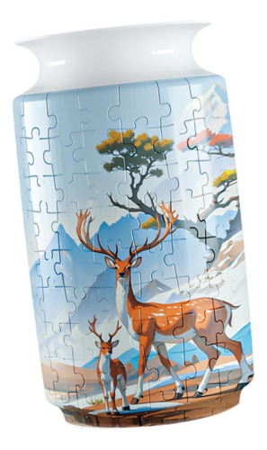 3d Puzzle Vase Diy Craft Creative Con Copa De Agua Estilo B