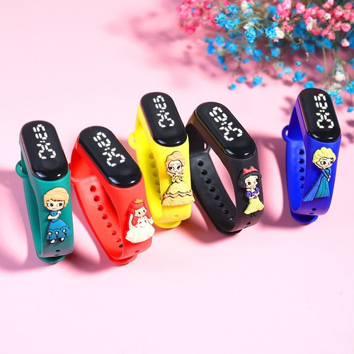For 80 Piezas Reloj Infantil Led Pulsera Dibujos Animados