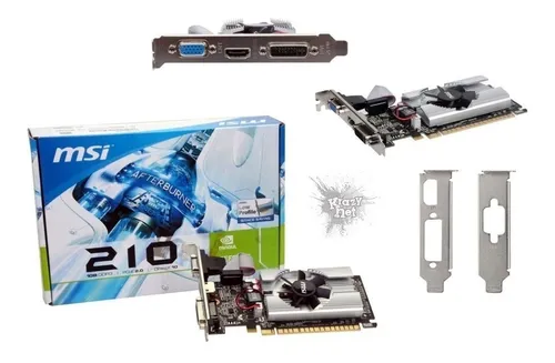Tarjeta de video Nvidia MSI GeForce 200 Series 210 N210 MD1G D3 1GB 156.750