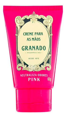  Creme Neutraliza Odores Mãos Granado Pink Bisnaga 60g