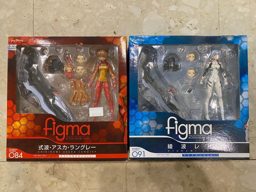  Figmas Asuka Y Rei - Evangelion 2.0, Originales