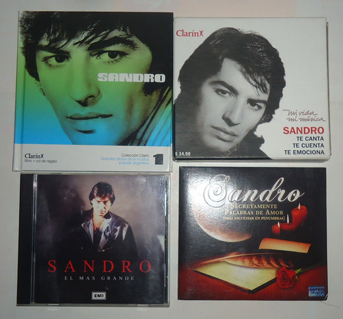 Lote De 4 Cds De Musica De Sandro