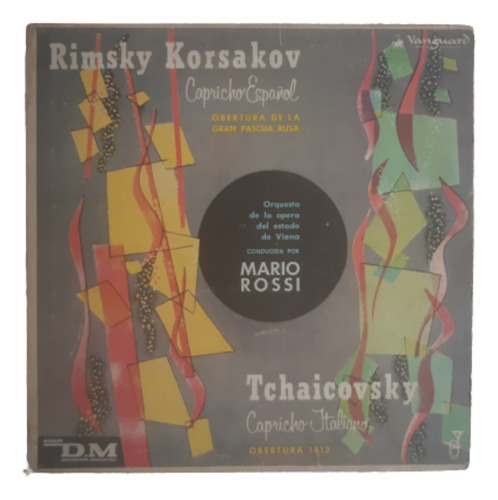 Disco Lp Capricho / Tchaikowsky & Rimsky / Mario Rossi 