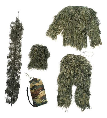 Traje Ghillie Para Niños Traje De Camuflaje Táctico 2