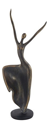 58354 Escultura, Negro/oro