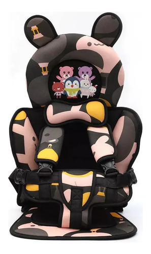 Asiento De Coche Para Bebé De Dibujos Animados, Seguro Y Cóm