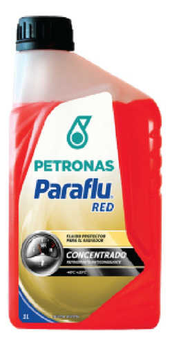 Liquido Refrigerante Petronas Paraflu Red X 1 L Rojo