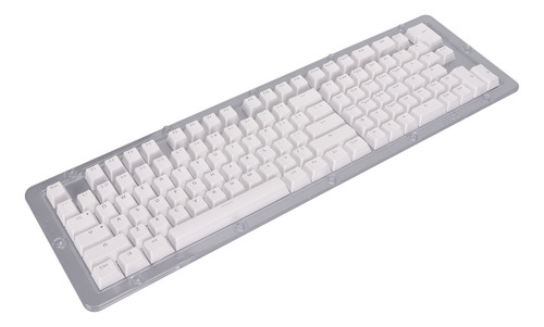 Teclado White Cool Keycaps, 114 Teclas, Pbt, Oem, Altura, Do