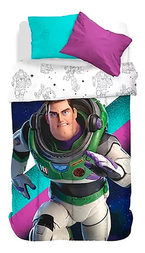 Acolchado Buzz Lightyear - Piñata - 1 1/2 Plaza 