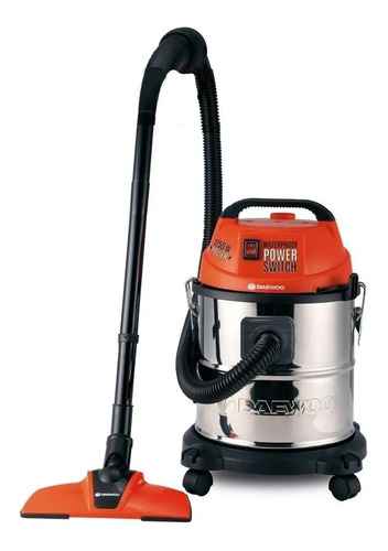 Imagen 6 de 9 de Aspiradora Industrial Daewoo 1000w 20 Lts Inox Seco Liquido