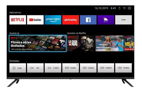 Smart Tv Philco 50 Polegadas 4k Led Ptv50g70sblsg