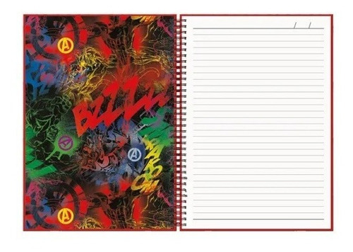 Caderno De 1 Matéria Colegial Marvel Vingadores Culturama