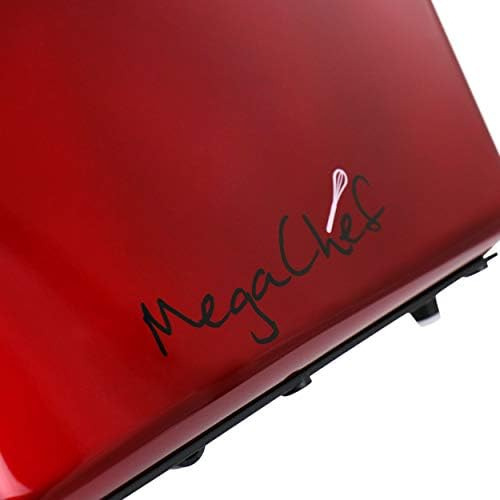 Tostadora Megachef De 4 Rebanadas En Acero Inoxidable Rojo