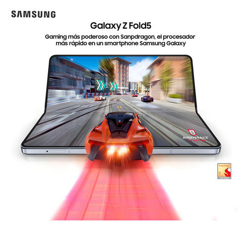 Samsung Galaxy Z Fold5 5G Dual SIM 512 GB phantom black 12 GB RAM - Excelente (Reacondicionado)