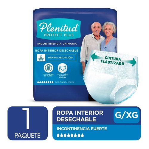 Imagen 2 de 3 de Plenitud Protect Plus Ropa Interior X 8