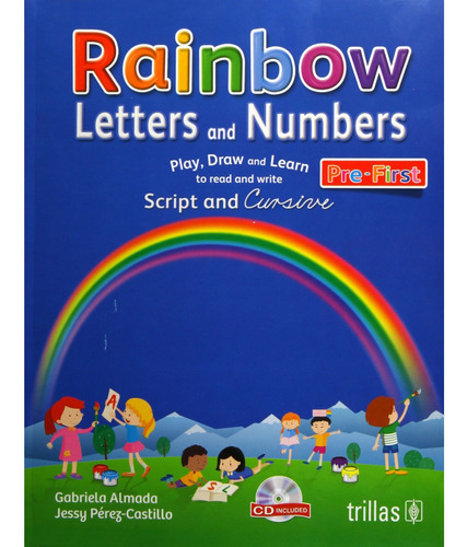 Rainbow Letters And Numbers + Cd