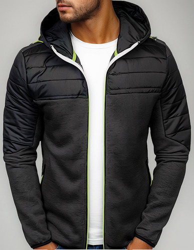 Sudadera Hombre Con Capucha Deportiva Con Cierre Hoodie