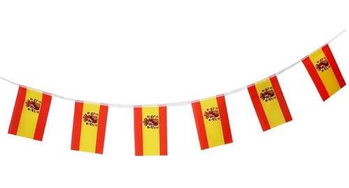 Decoración De Fiesta Banderas De Hilo De España 9m