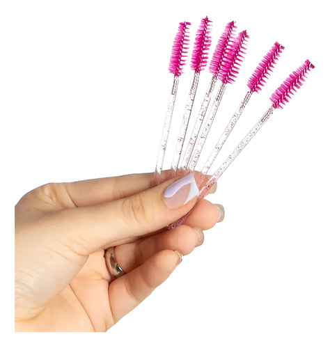 Perfiladores De Cejas X 3 25 Cepillos P/ Cejas Y Pestañas