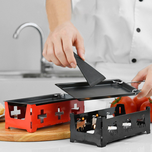 ... Juego De Parrilla Antiadherente Raclette Con Espátula