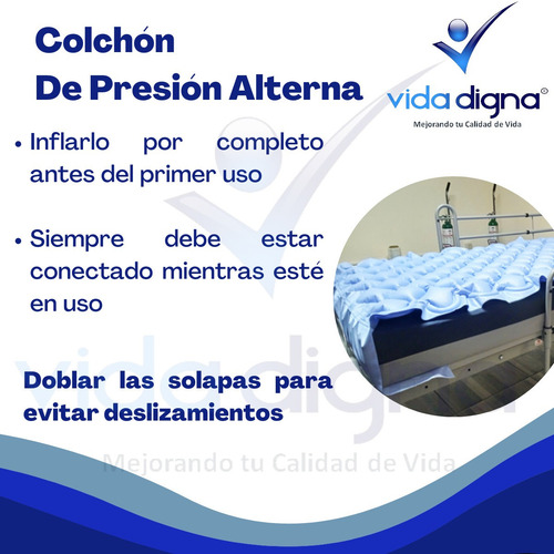 Colchon De Presion Alterna Antillagas - Color Azul
