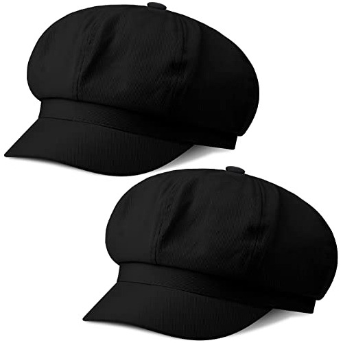 Geyoga 2pcs Mujeres Newsboy Cap Sombreros De Verano V94r0