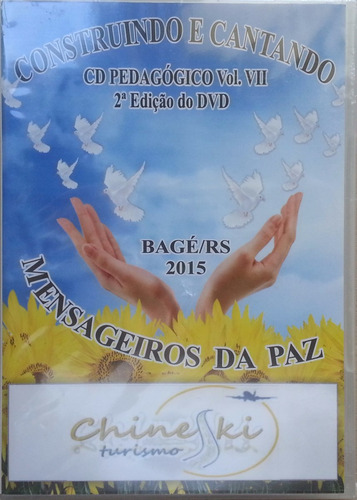 Dvd + Cd Música Religiosa Brasilera Mensajeros De Paz 2015