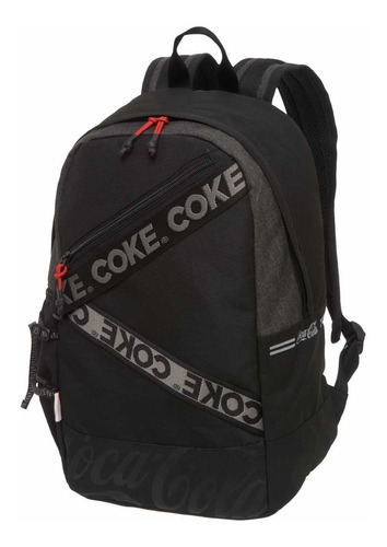 Mochila Urbana Coca Cola Urban Trail Original/licencia Black