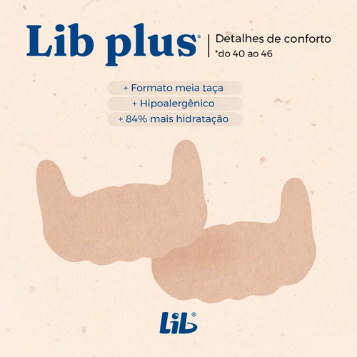 Lib Plus Modelador De Seios Sutiã Adesivo Tamanho 42 2 Pares