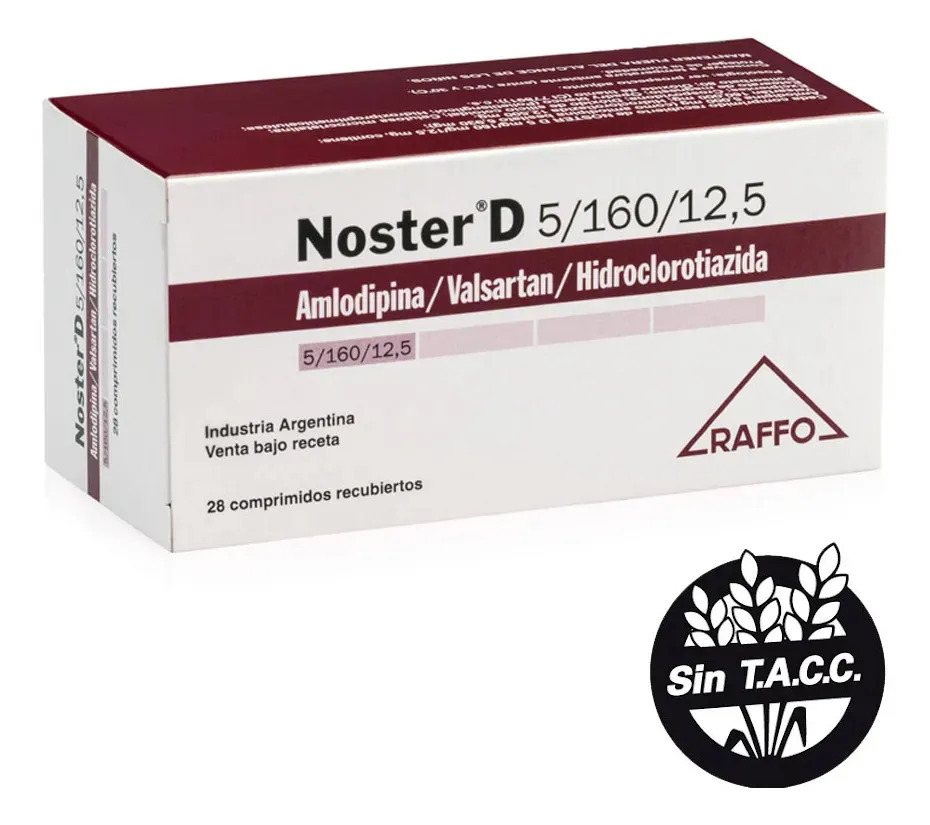 Noster D 160 Mg/5 Mg/12,5 Mg Comp. Recub., 28 Comprimidos
