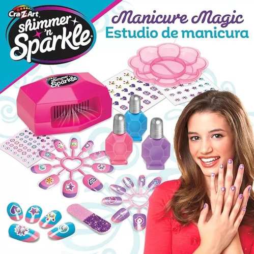 Set Uñas Shimmer & Sparkle Nail Studio Manicura Mágica